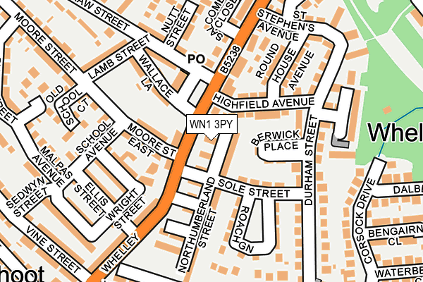 WN1 3PY map - OS OpenMap – Local (Ordnance Survey)