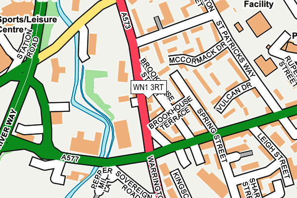 WN1 3RT map - OS OpenMap – Local (Ordnance Survey)