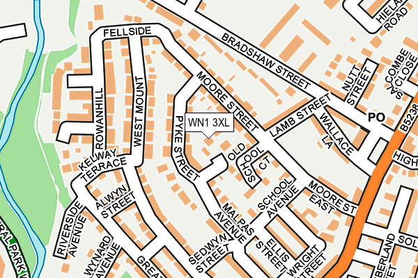 WN1 3XL map - OS OpenMap – Local (Ordnance Survey)