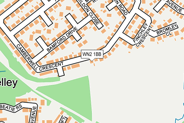 WN2 1BB map - OS OpenMap – Local (Ordnance Survey)