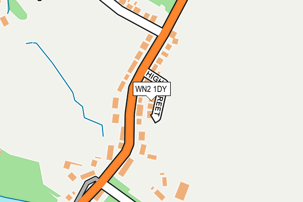 WN2 1DY map - OS OpenMap – Local (Ordnance Survey)