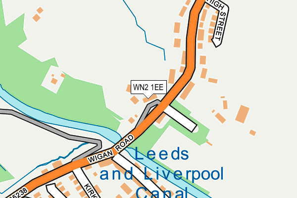 WN2 1EE map - OS OpenMap – Local (Ordnance Survey)