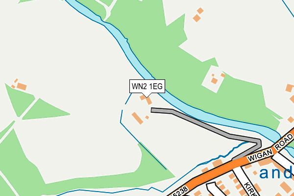 WN2 1EG map - OS OpenMap – Local (Ordnance Survey)