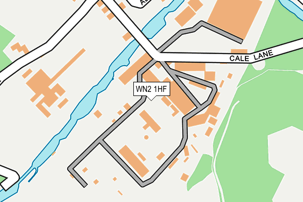 WN2 1HF map - OS OpenMap – Local (Ordnance Survey)