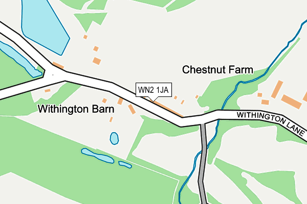 WN2 1JA map - OS OpenMap – Local (Ordnance Survey)