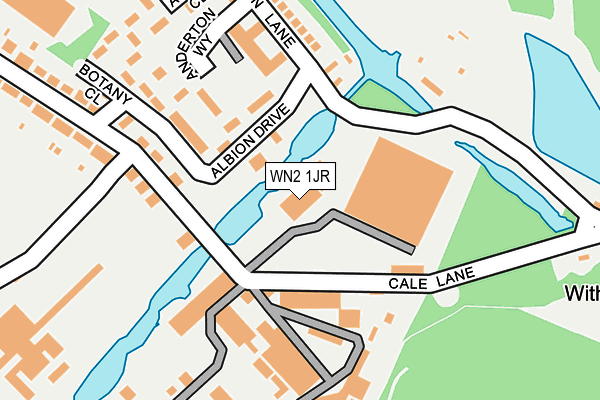WN2 1JR map - OS OpenMap – Local (Ordnance Survey)