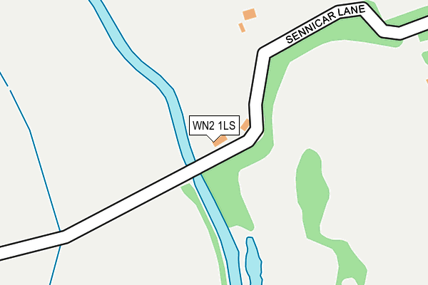 WN2 1LS map - OS OpenMap – Local (Ordnance Survey)