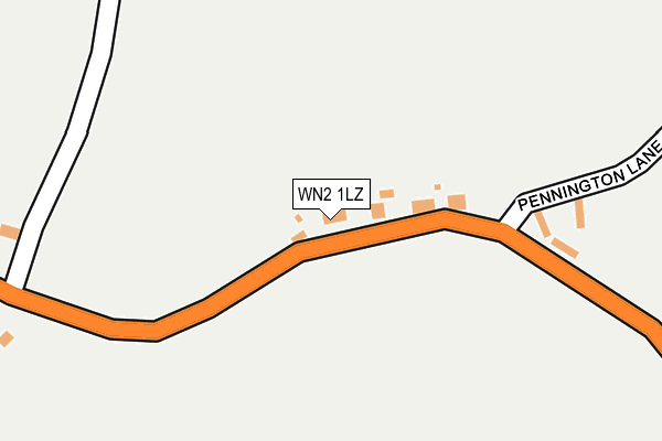 WN2 1LZ map - OS OpenMap – Local (Ordnance Survey)