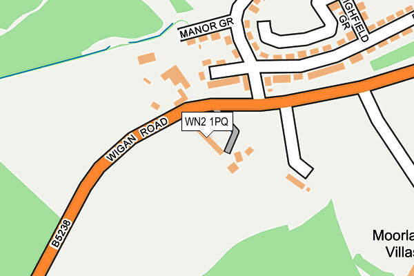 WN2 1PQ map - OS OpenMap – Local (Ordnance Survey)