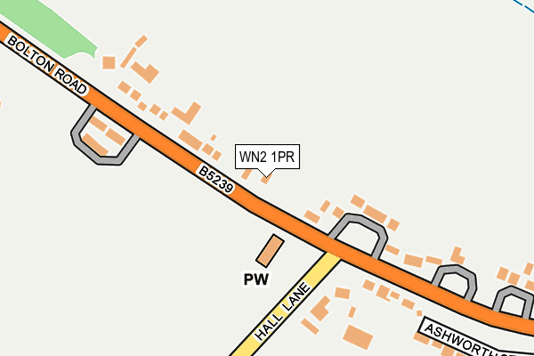 WN2 1PR map - OS OpenMap – Local (Ordnance Survey)