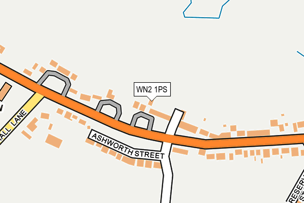 WN2 1PS map - OS OpenMap – Local (Ordnance Survey)