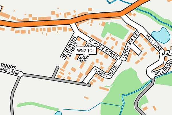 WN2 1QL map - OS OpenMap – Local (Ordnance Survey)