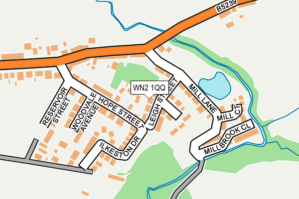 WN2 1QQ map - OS OpenMap – Local (Ordnance Survey)
