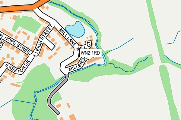WN2 1RD map - OS OpenMap – Local (Ordnance Survey)