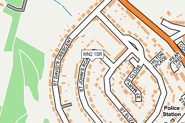 WN2 1SR map - OS OpenMap – Local (Ordnance Survey)