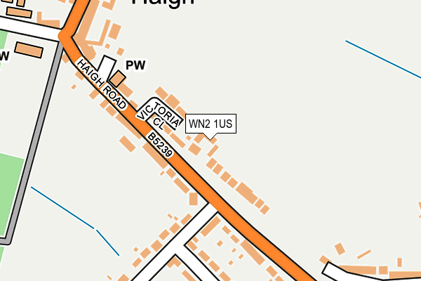 WN2 1US map - OS OpenMap – Local (Ordnance Survey)