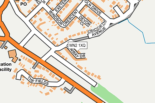 WN2 1XQ map - OS OpenMap – Local (Ordnance Survey)