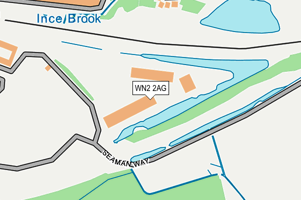 WN2 2AG map - OS OpenMap – Local (Ordnance Survey)