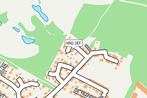 WN2 2EF map - OS OpenMap – Local (Ordnance Survey)