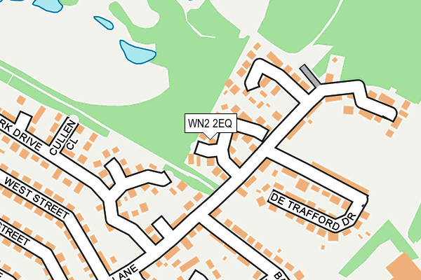WN2 2EQ map - OS OpenMap – Local (Ordnance Survey)