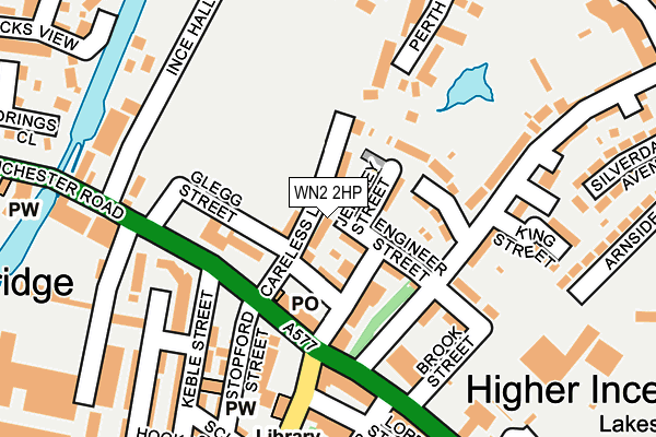 WN2 2HP map - OS OpenMap – Local (Ordnance Survey)