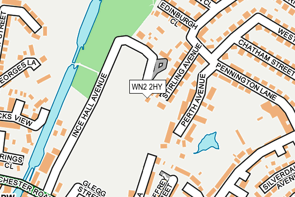 WN2 2HY map - OS OpenMap – Local (Ordnance Survey)