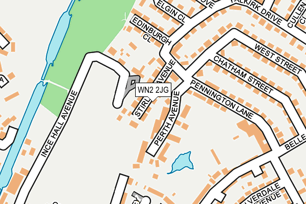 WN2 2JG map - OS OpenMap – Local (Ordnance Survey)