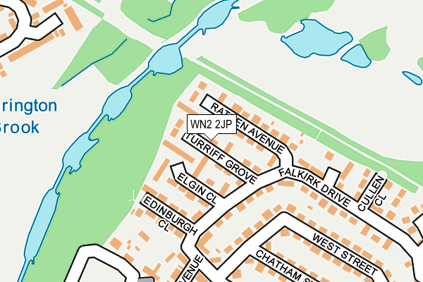WN2 2JP map - OS OpenMap – Local (Ordnance Survey)