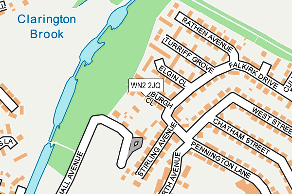 WN2 2JQ map - OS OpenMap – Local (Ordnance Survey)