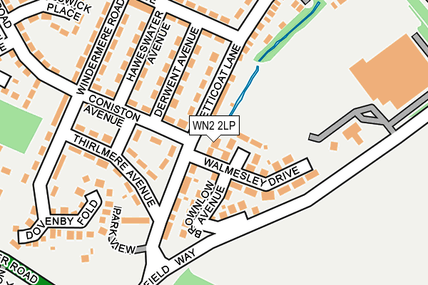 WN2 2LP map - OS OpenMap – Local (Ordnance Survey)