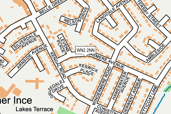 WN2 2NN map - OS OpenMap – Local (Ordnance Survey)