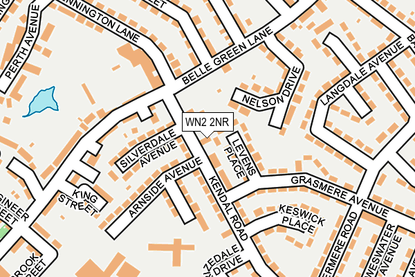 WN2 2NR map - OS OpenMap – Local (Ordnance Survey)