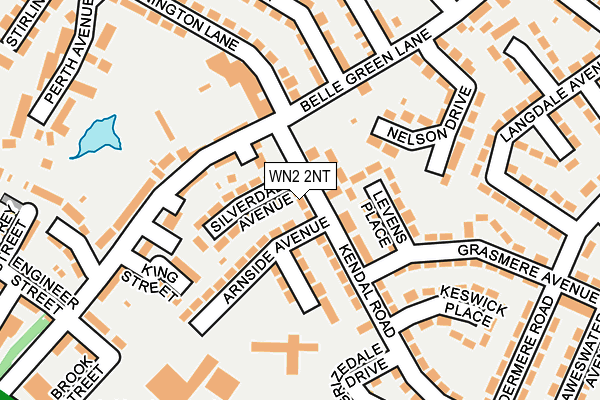 WN2 2NT map - OS OpenMap – Local (Ordnance Survey)