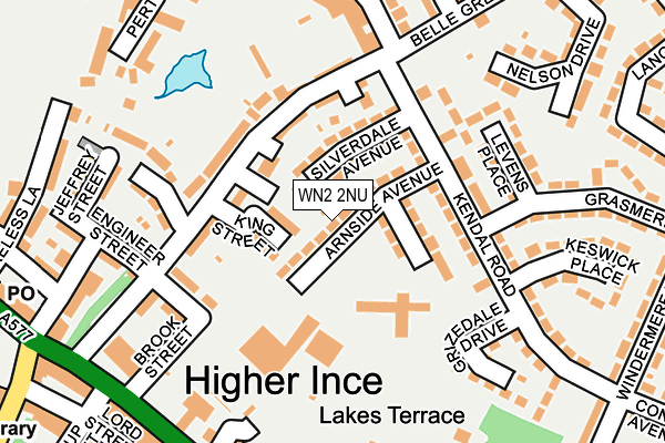 WN2 2NU map - OS OpenMap – Local (Ordnance Survey)