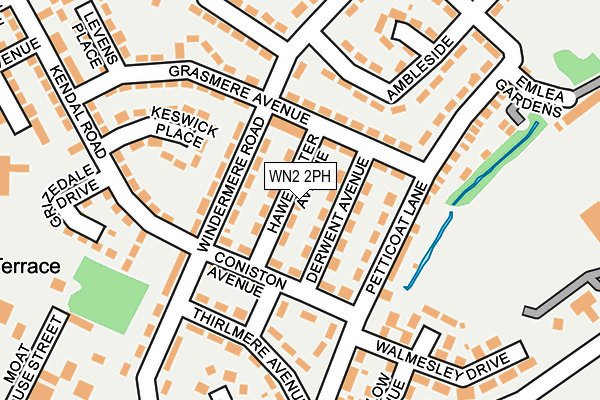 WN2 2PH map - OS OpenMap – Local (Ordnance Survey)