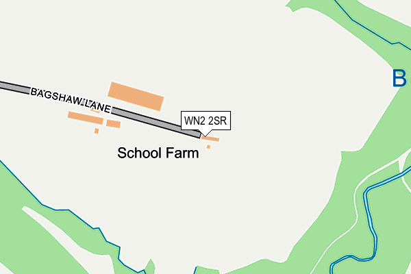 WN2 2SR map - OS OpenMap – Local (Ordnance Survey)