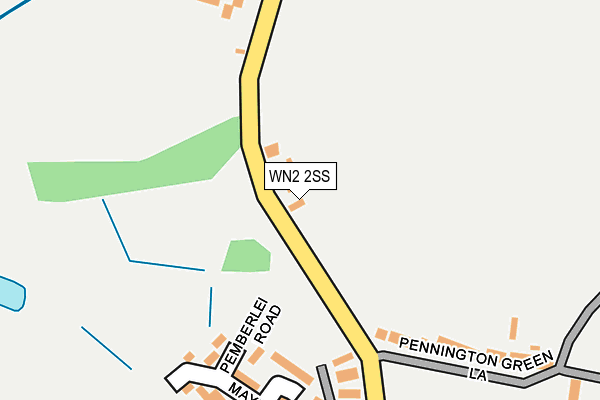 WN2 2SS map - OS OpenMap – Local (Ordnance Survey)