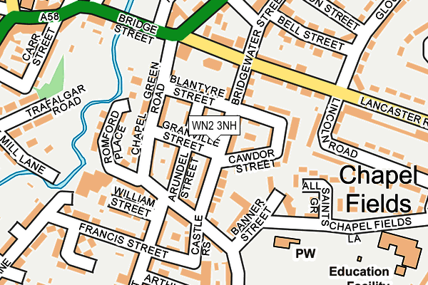Map of SET FITNESS LTD at local scale
