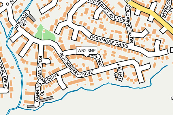 WN2 3NP map - OS OpenMap – Local (Ordnance Survey)