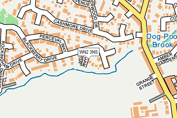 WN2 3NS map - OS OpenMap – Local (Ordnance Survey)