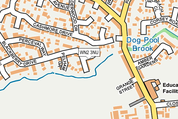 WN2 3NU map - OS OpenMap – Local (Ordnance Survey)