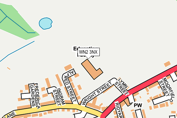 WN2 3NX map - OS OpenMap – Local (Ordnance Survey)