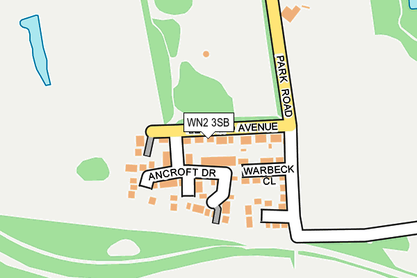WN2 3SB map - OS OpenMap – Local (Ordnance Survey)