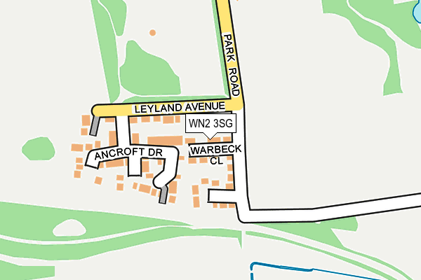 WN2 3SG map - OS OpenMap – Local (Ordnance Survey)