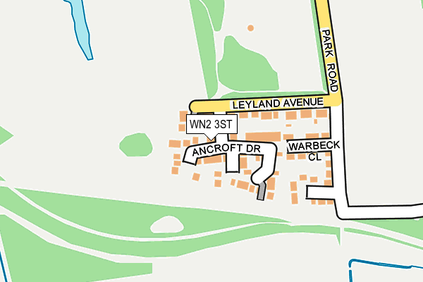WN2 3ST map - OS OpenMap – Local (Ordnance Survey)