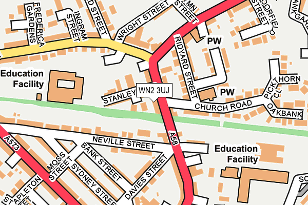 Map of WPL CONSTRUCTION LTD at local scale