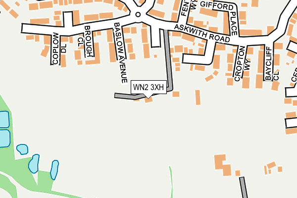 WN2 3XH map - OS OpenMap – Local (Ordnance Survey)