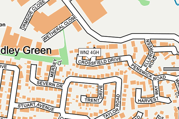 WN2 4GH map - OS OpenMap – Local (Ordnance Survey)