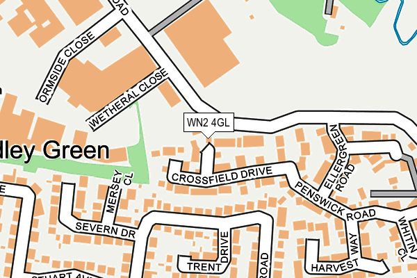 WN2 4GL map - OS OpenMap – Local (Ordnance Survey)