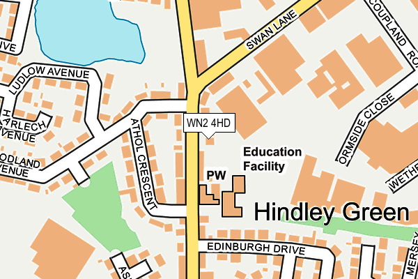 Map of BODY IMAGE FITNESS CENTRE LIMITED at local scale